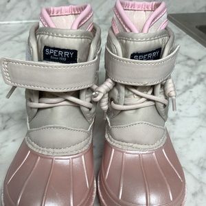 Sperry toddler saltwater rain boots NWOT
